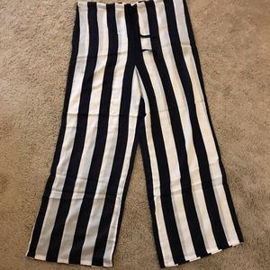2 pair Armani Jean Co Striped Boat Pants